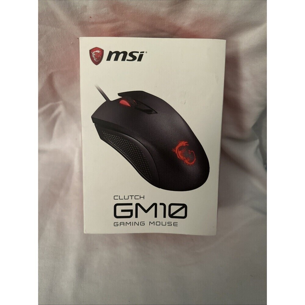 MSI Clutch GM10 2400DPI, 4 Speed DPISwitches, Optical Sensor, Ergonomic Design